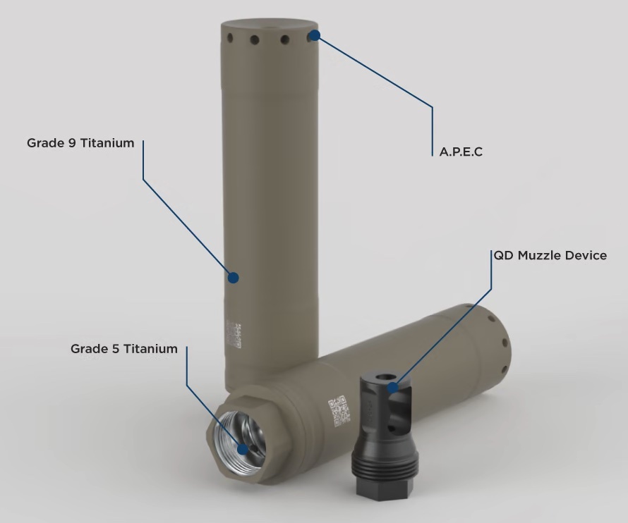 KGM R30T 30 Cal/7.62mm Suppressor - A3G Munitions LLC